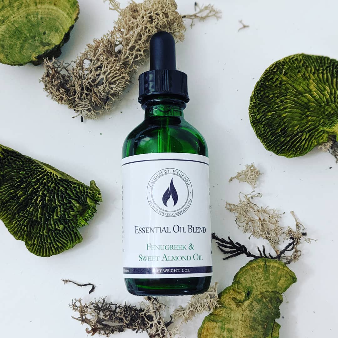 Fenugreek and Sweet Almond Oil Blend - Candles With Purpose